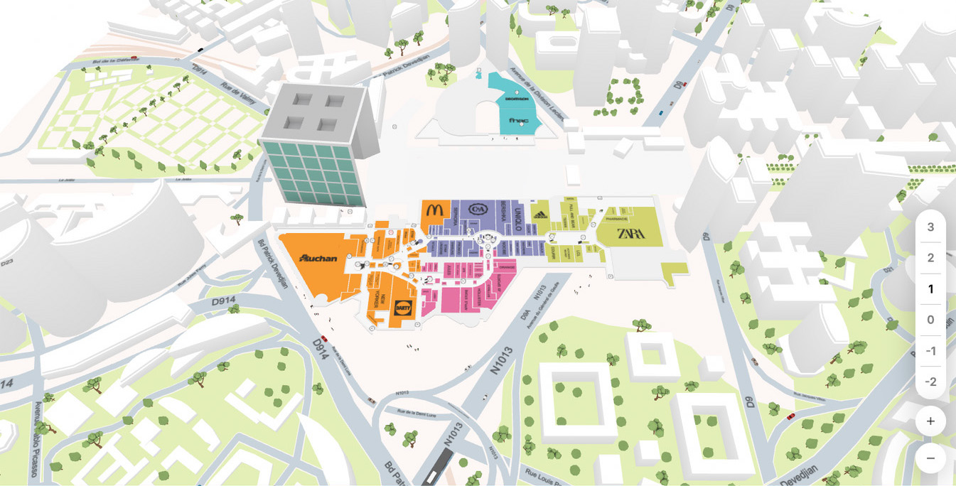 Plan de la galerie